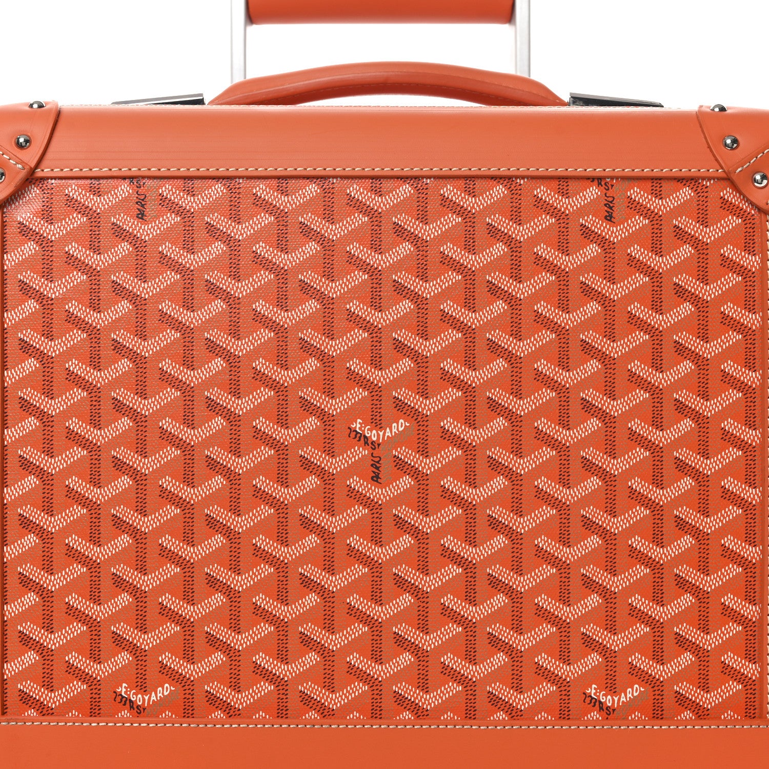 Goyard Goyardine Bourget PM Orange 6 of 8