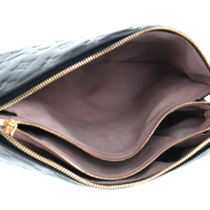 Louis Vuitton Lambskin Embossed Monogram Coussin PM Black 5 of 10