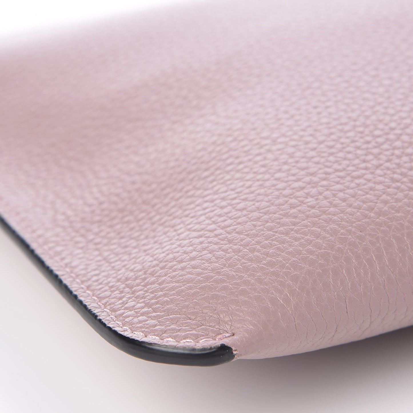 Calfskin Empire Loubicute Charms Clutch Antic Black