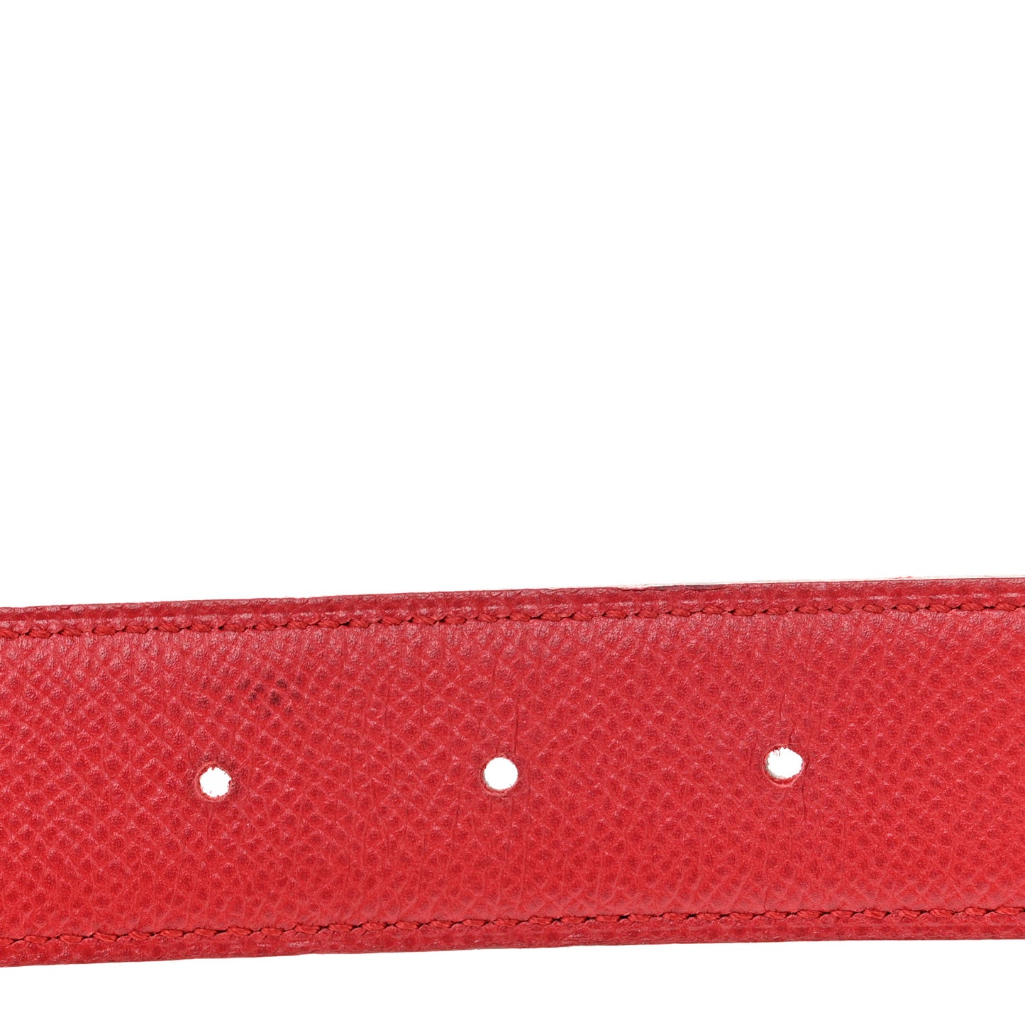 Box Courchevel 32mm H Belt 70 28 Black Rouge Garance