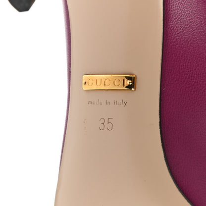 Gucci Malaga Kid Zumi 75mm Pumps 35 Fucsia 80 6 of 8