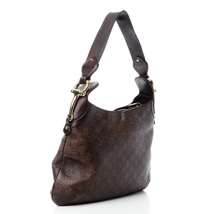 Gucci Guccissima Creole Hobo Chocolate 3 of 13