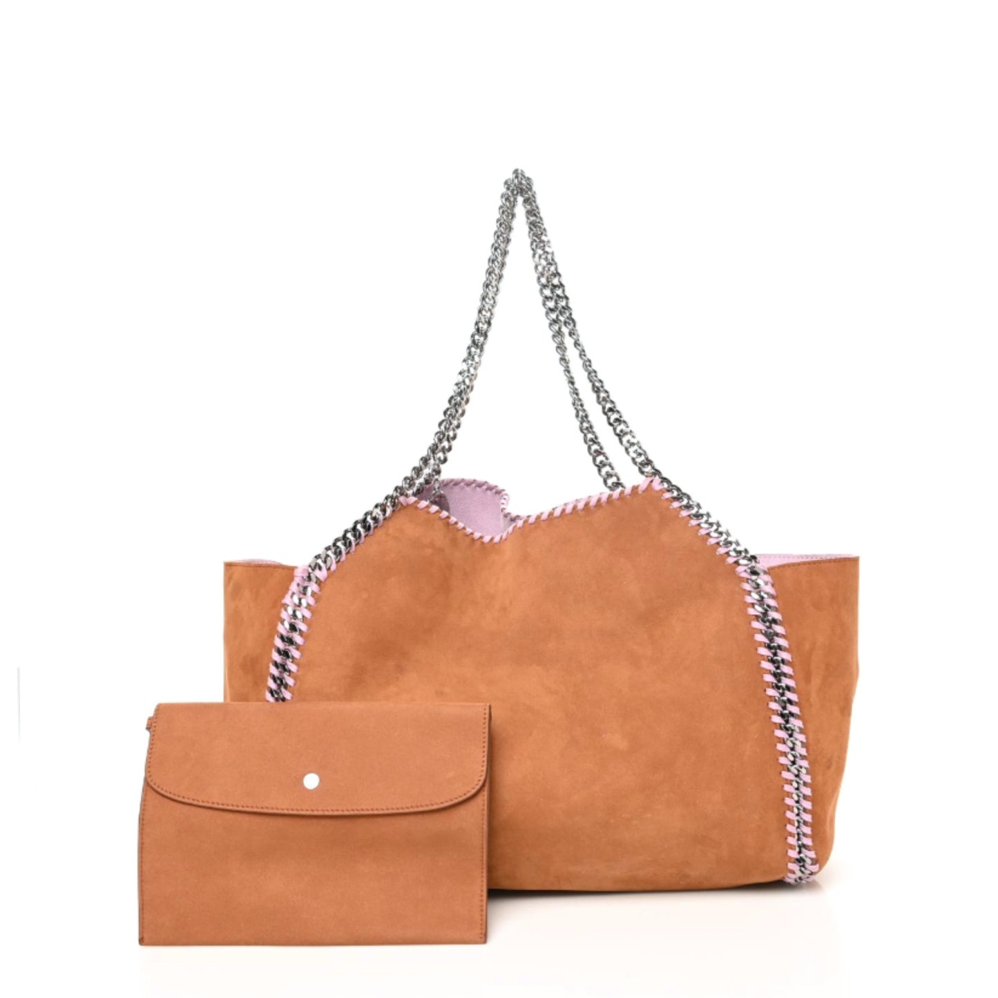 Shaggy Deer Falabella Reversible Tote Brown Pink