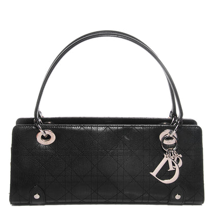 Christian Dior Calfskin Cannage Stitched Lady Dior East West Black 1 of 8