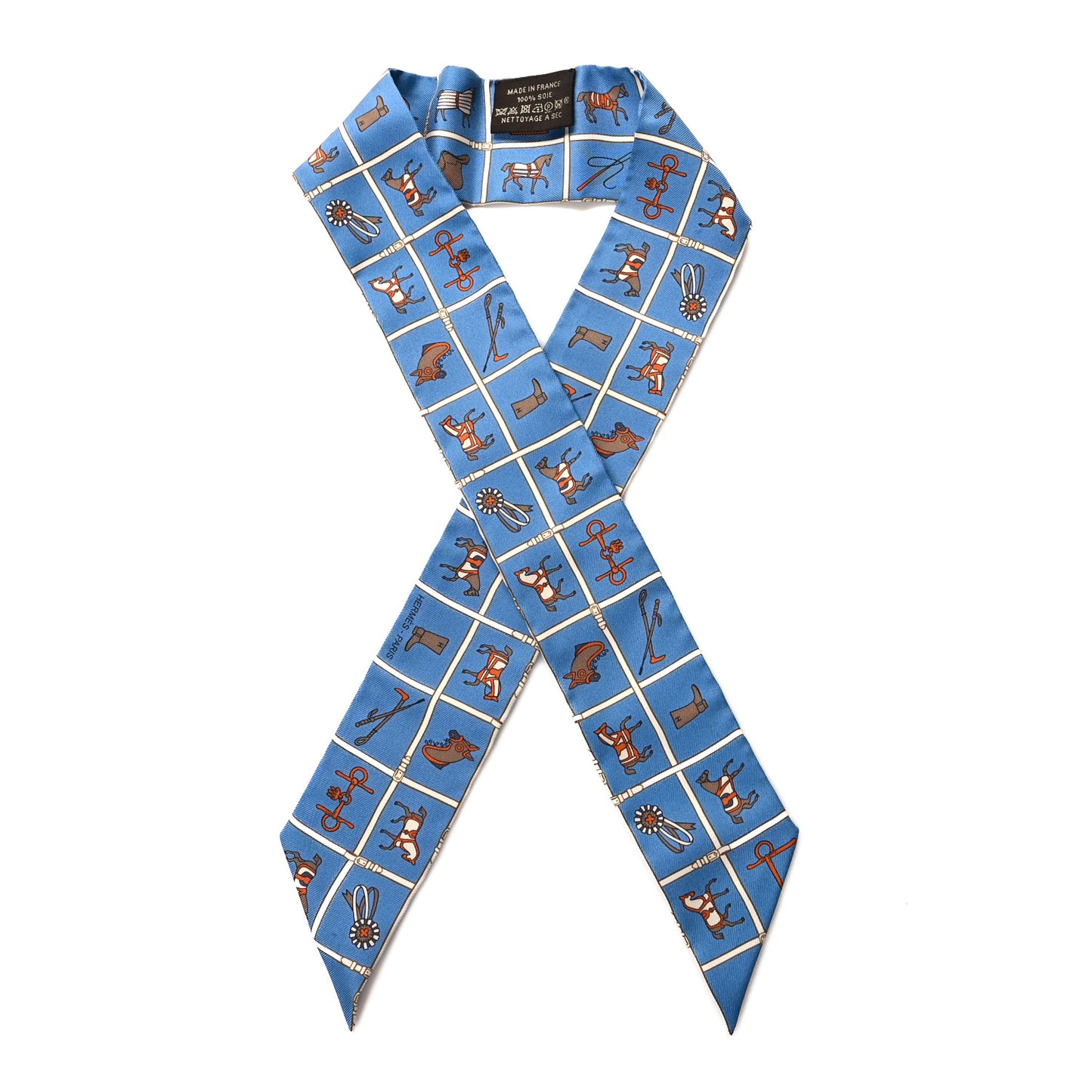 Silk Couvertures Et Tenues Twilly Bleu Moyen Blanc