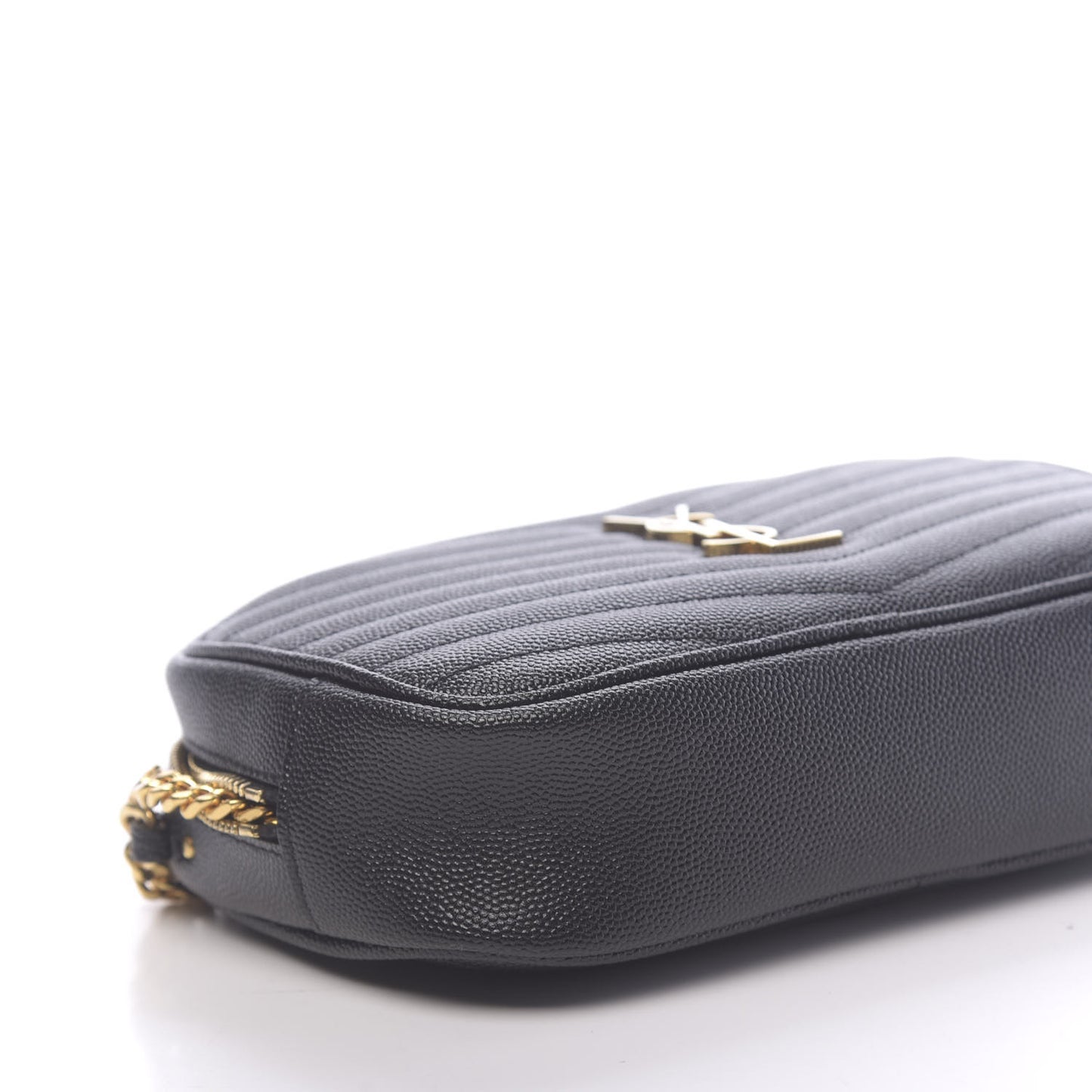 Grain De Poudre Matelasse Monogram Mini Lou Camera Bag Black