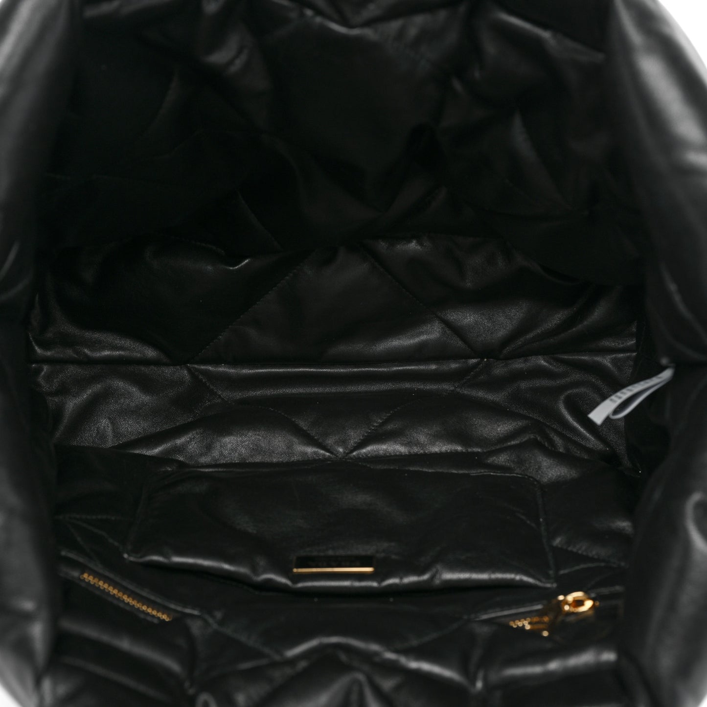 Nappa Padded System Tote Bag Black