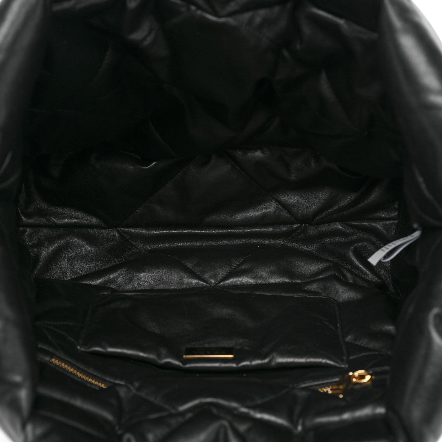 Prada Nappa Padded System Tote Bag Black 4 of 7