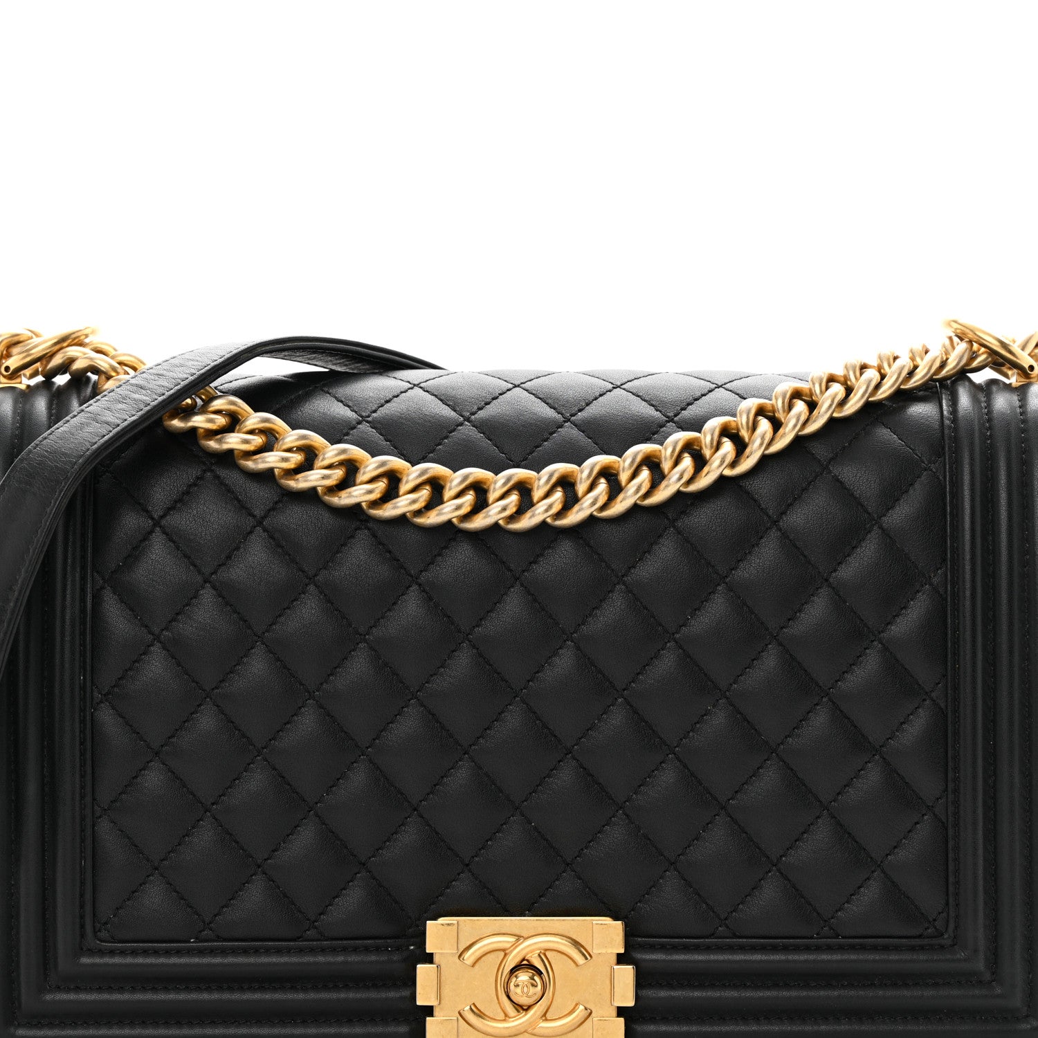 Chanel Calfskin Quilted New Medium Boy Flap Black 8 of 20