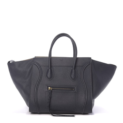 Celine Bullhide Calfskin Medium Phantom Luggage Navy Blue 1 of 10