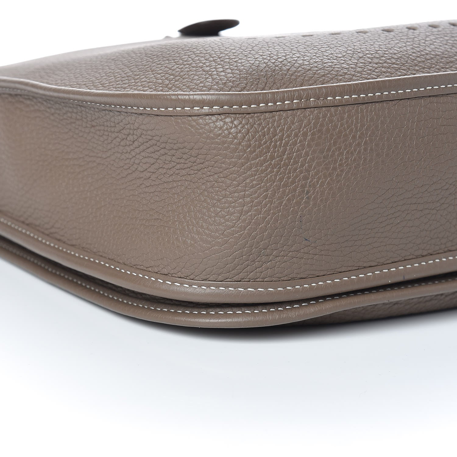 Hermes Taurillon Clemence Evelyne III GM Etoupe 9 of 11