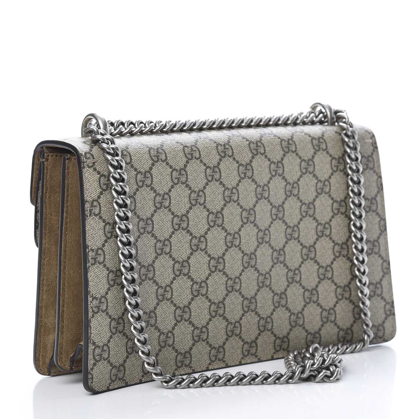 GG Supreme Monogram Small Dionysus Shoulder Bag Taupe