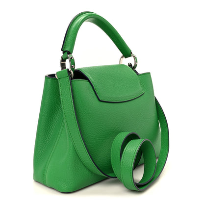 Louis Vuitton Taurillon Capucines BB Bamboo Indigo 3 of 9