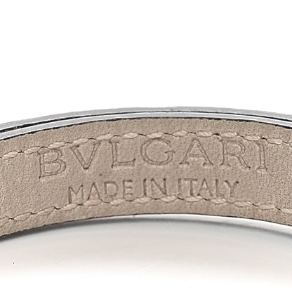 Bulgari Calfskin Serpenti Forever Double Coil Bracelet Black 4 of 6