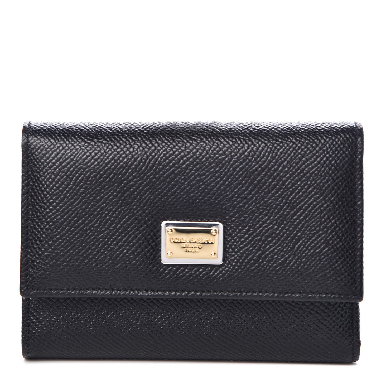 Dauphine French Flap Wallet Black