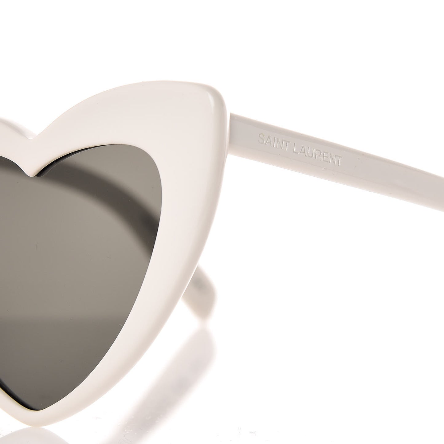 Acetate Heart Frame Loulou SL181 Sunglasses White