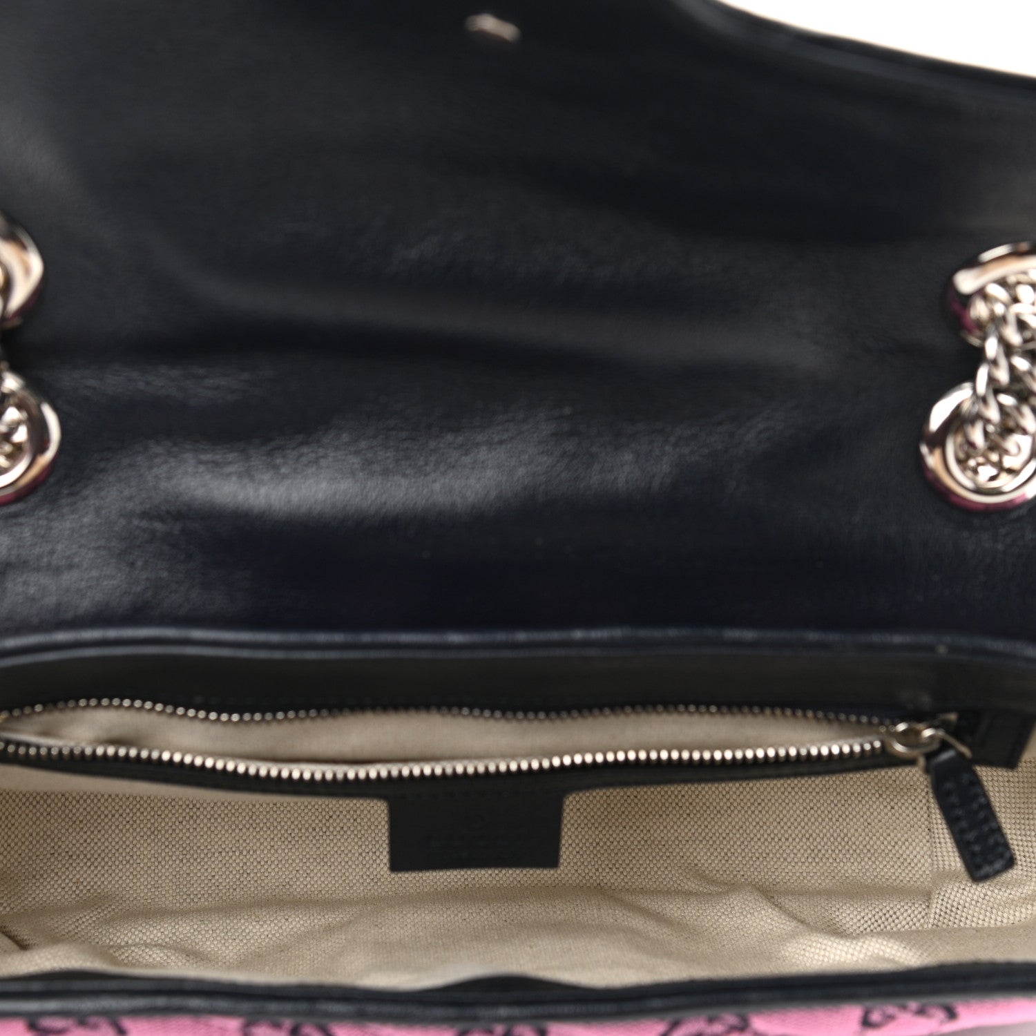 Gucci Monogram Multicolor Matelasse Diagonal Small GG Marmont Shoulder Bag Pink Blue 6 of 10