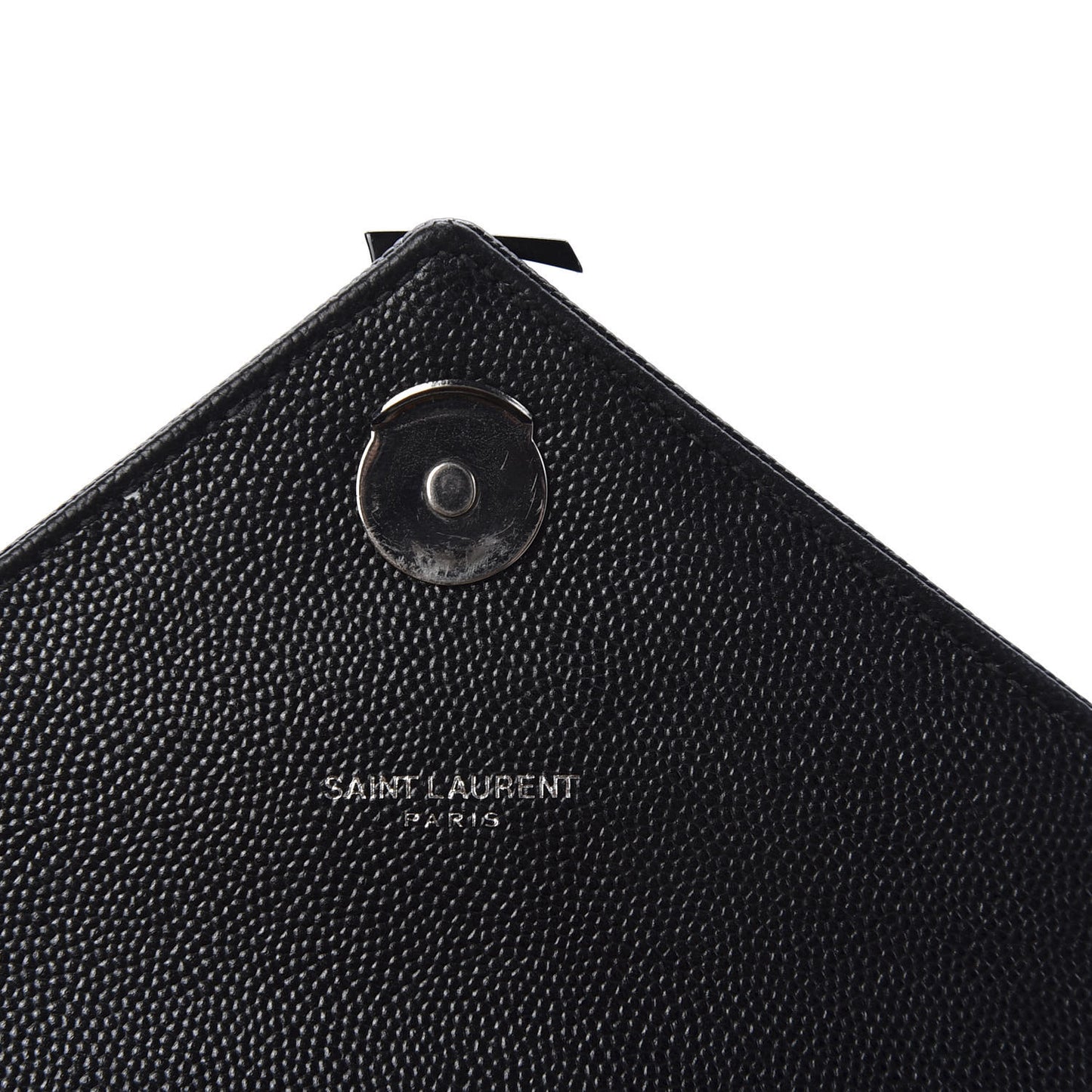 Grain De Poudre Textured Mixed Matelasse Triquilt Medium Monogram Satchel Black