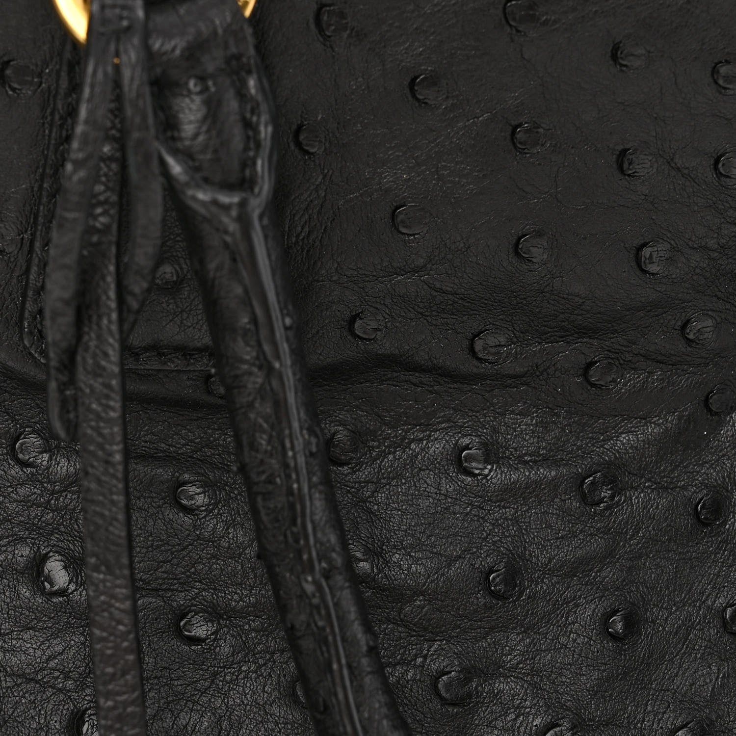 Prada Ostrich Double Zip Tote Black 15 of 15