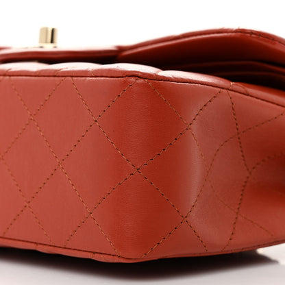 Chanel Lambskin Quilted Small Double Flap Brown 10 of 10