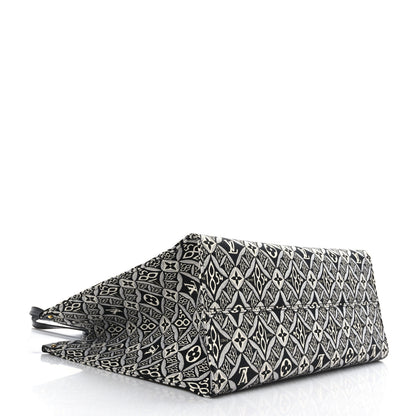 Louis Vuitton Jacquard Since 1854 Onthego GM Grey 4 of 8