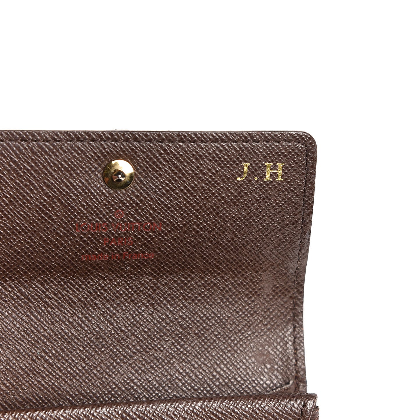 Damier Ebene Porte-Monnaie Plat Coin Purse