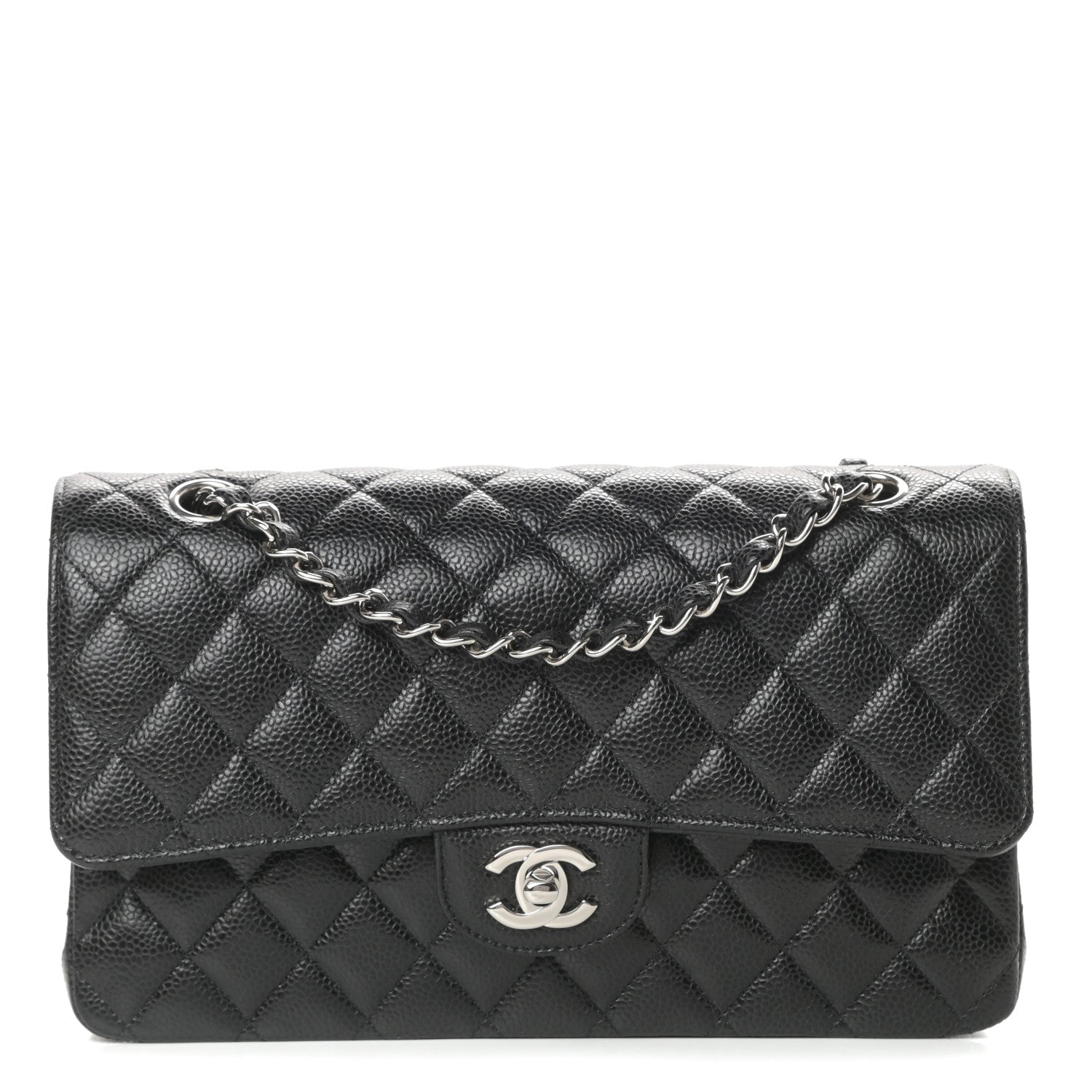 Chanel Caviar Quilted Medium Double Flap Black 1 of 11