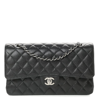 Chanel Caviar Quilted Medium Double Flap Black 1 of 11
