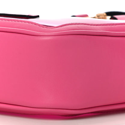 Versace PVC Rubber Medusa Biggie Pouch Bag Fuchsia 6 of 9