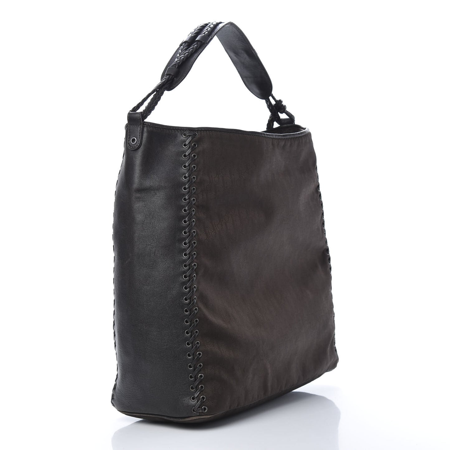 Monogram Ethnic Tote Brown