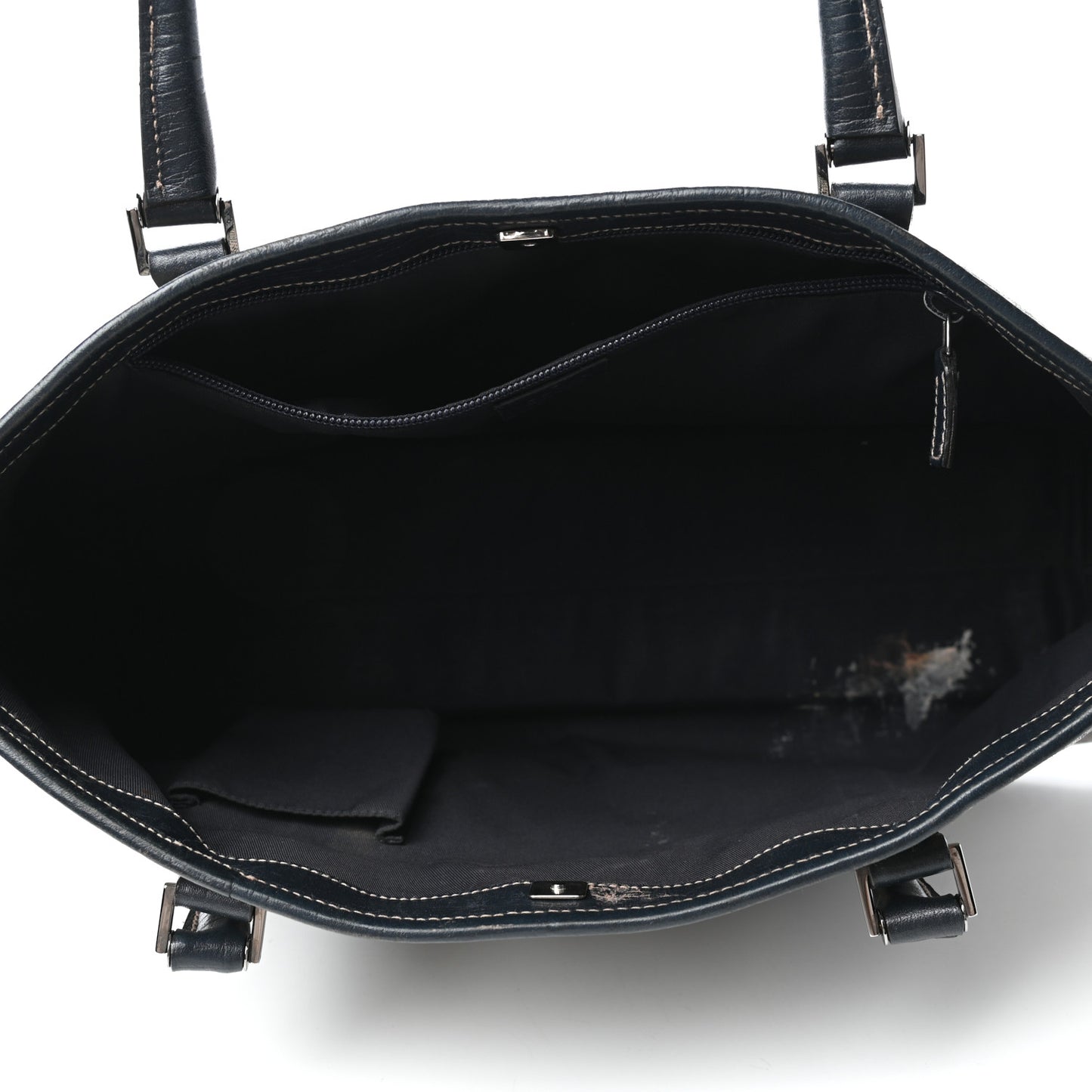 GG Plus Monogram Medium Joy Tote Dark Blue