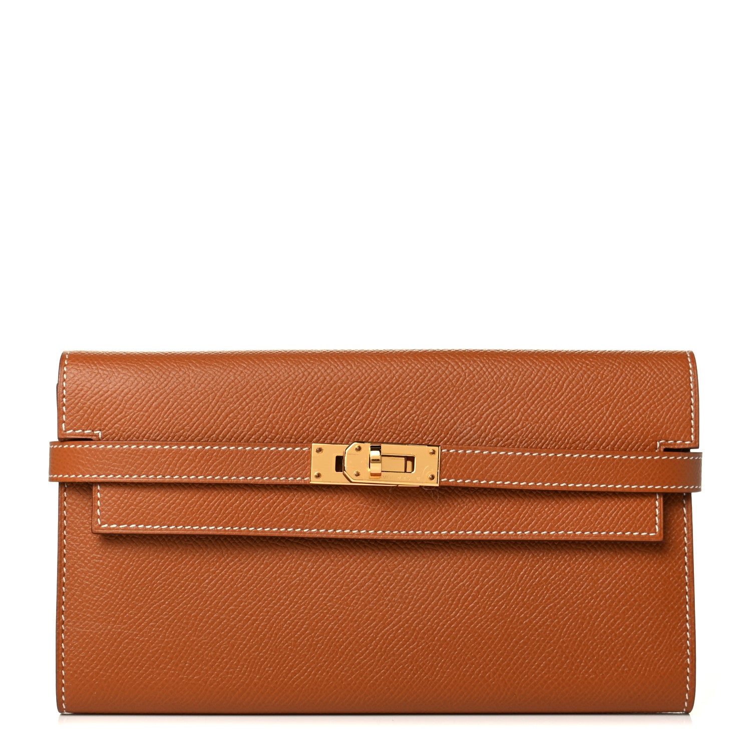 Hermes Epsom Kelly Longue Wallet Gold 1 of 5