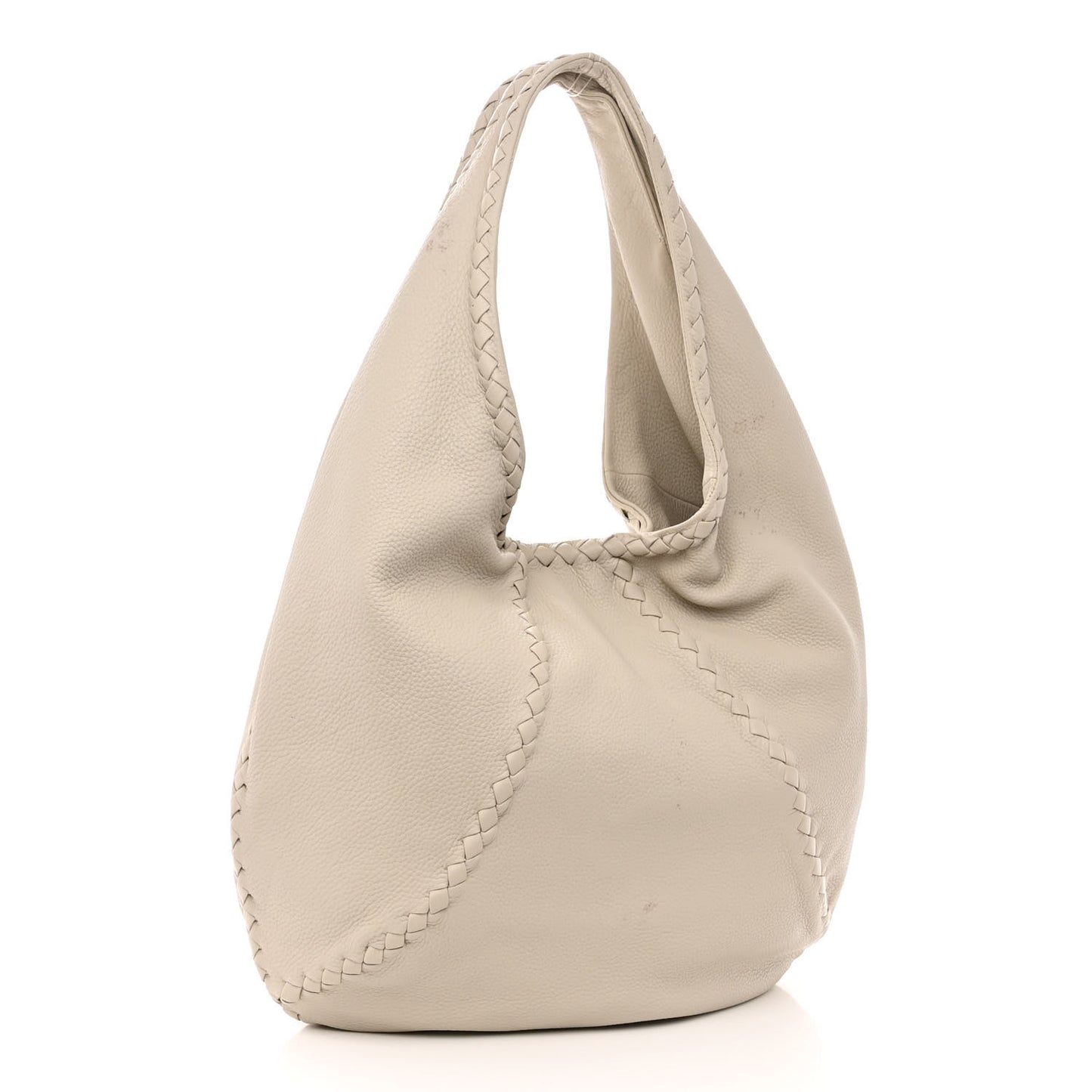 Cervo Deerskin Large Hobo White
