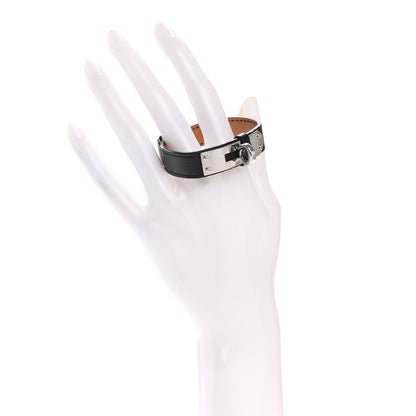 Hermes Courchevel Kelly Watch Replacement Strap Band Black 2 of 5