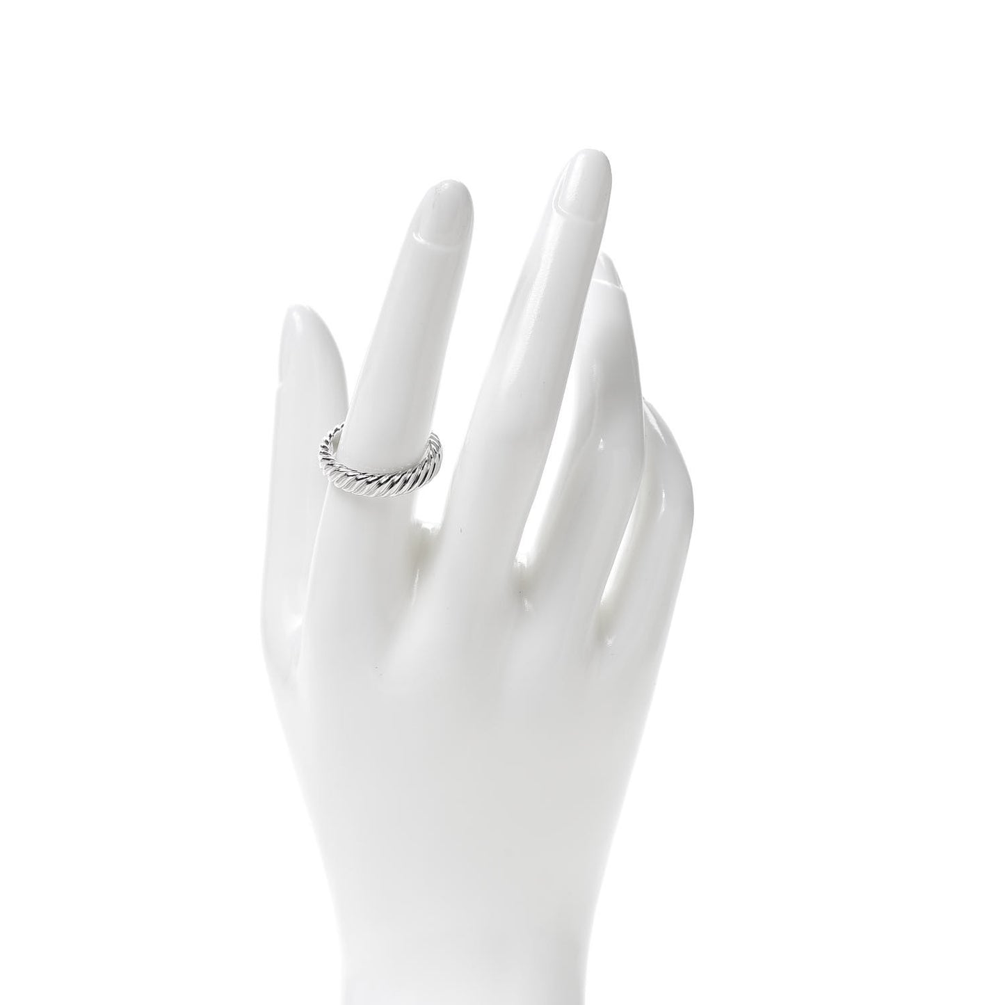 Platinum 5mm Cable Wedding Band Ring 57 8