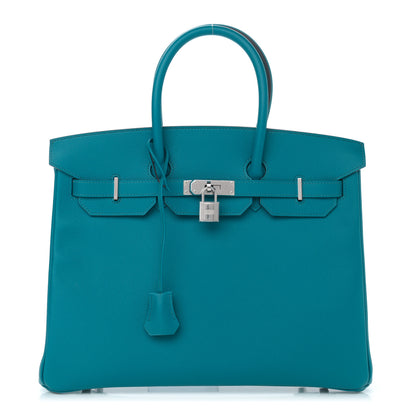 Hermes Epsom Birkin 35 Bleu Izmir 1 of 11