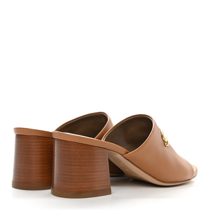 Hermes Calfskin Camilla Mules 38 Beige Dore 4 of 10