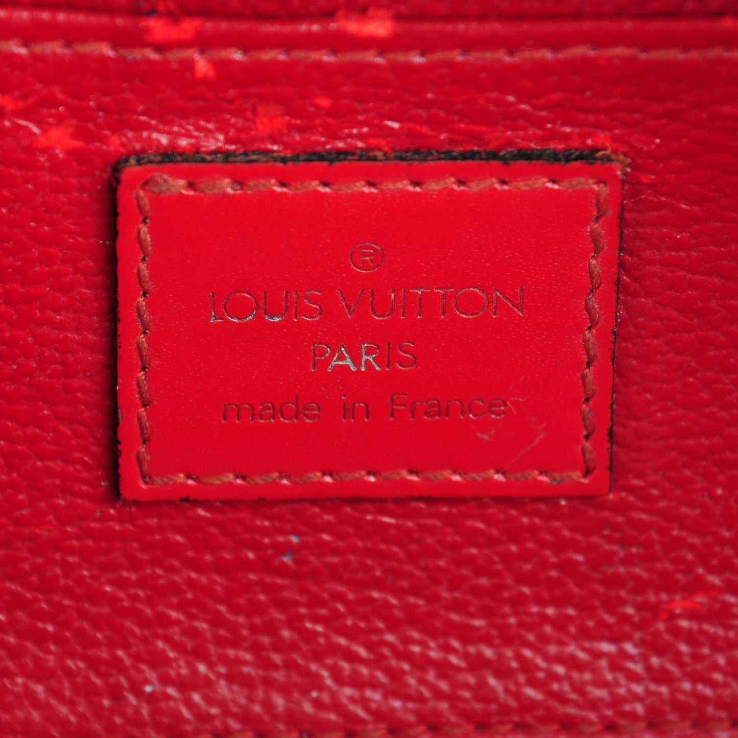 Epi Dauphine 17 Cosmetic Pouch Castillan Red