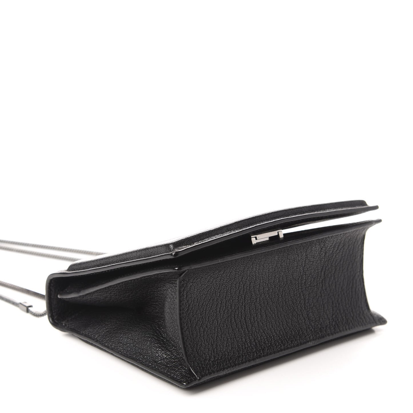 3.1 Goatskin Mini Soleil Flap Bag Black
