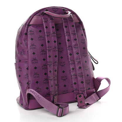 MCM Visetos Studded Medium Backpack Purple 3 of 9
