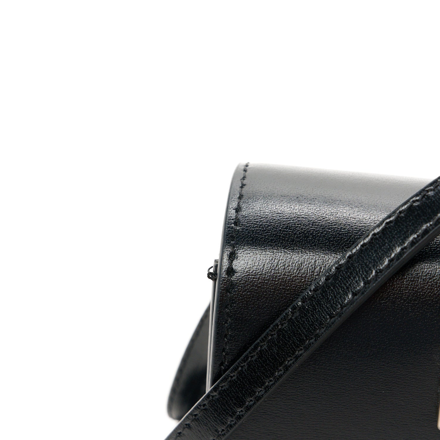 Off-White Calfskin Jitney 0.7 Crossbody Bag Black 12 of 12