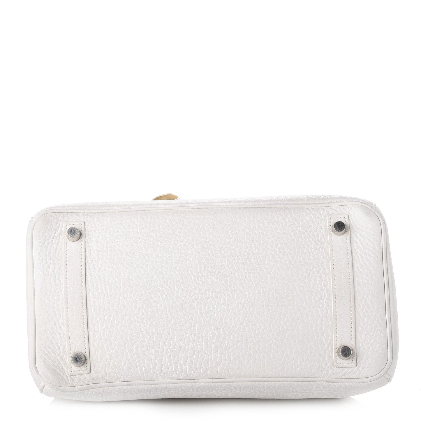 Taurillon Clemence Birkin 30 White