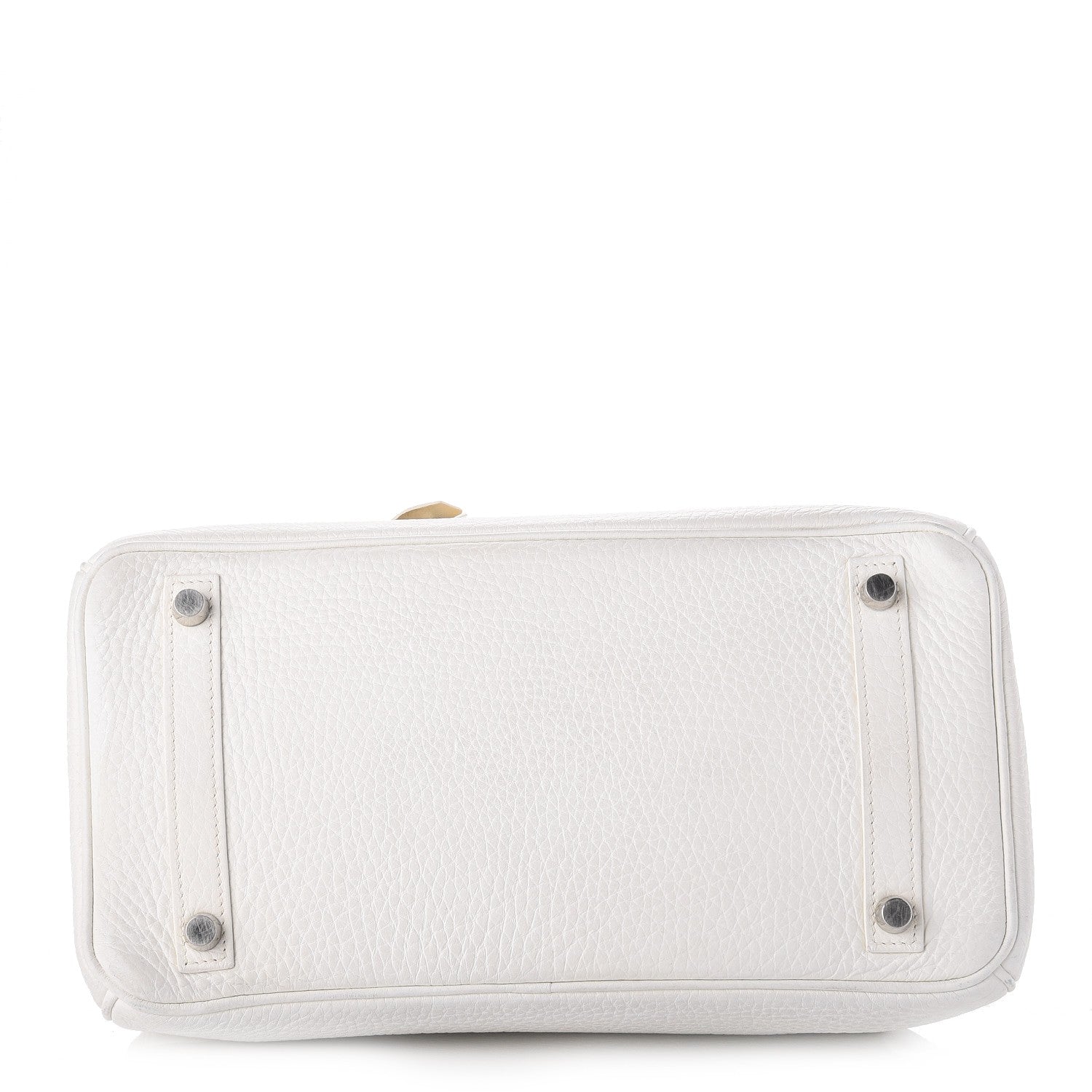 Hermes Taurillon Clemence Birkin 30 White 6 of 44