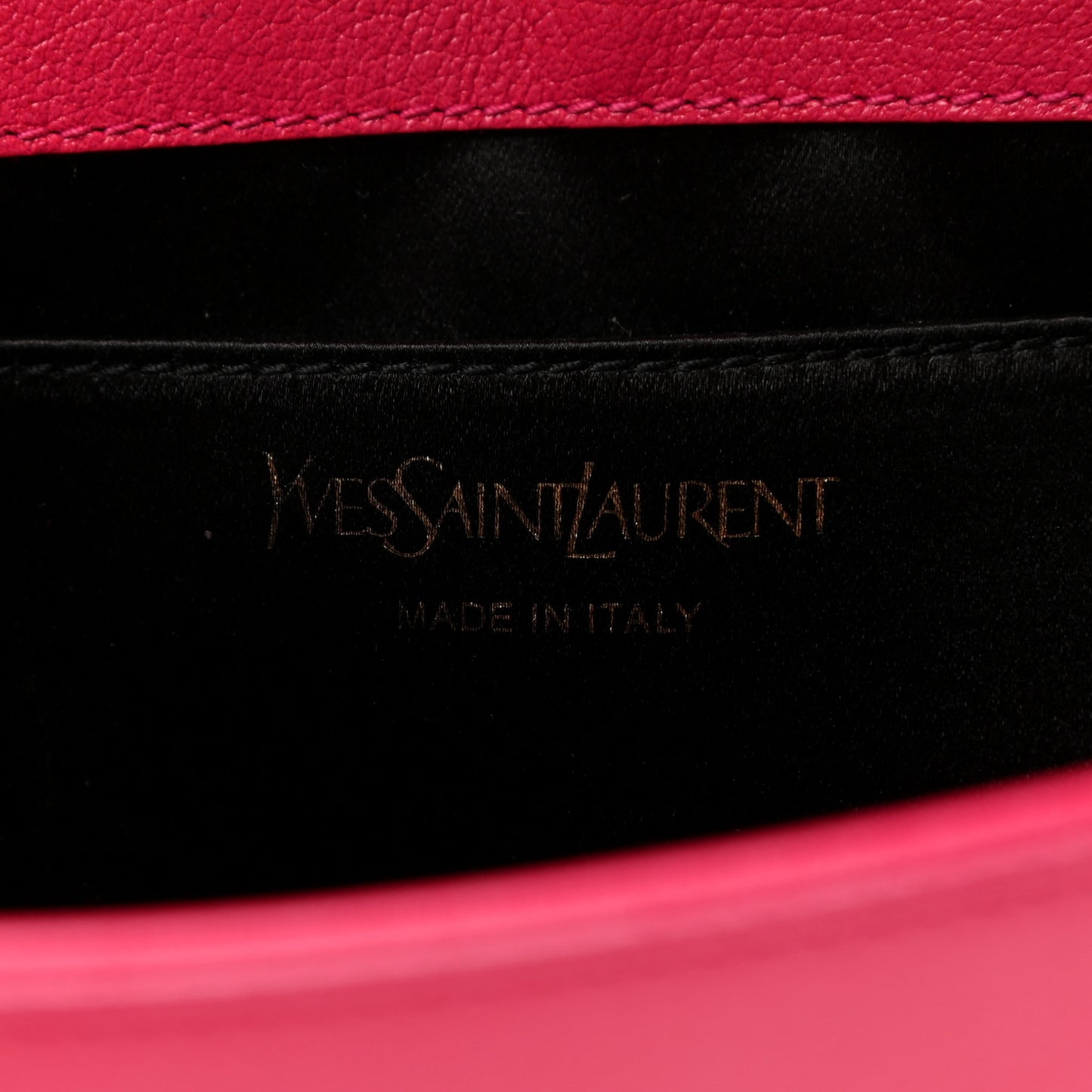 Calfskin Monogram Large Belle De Jour Clutch Lipstick Fuchsia
