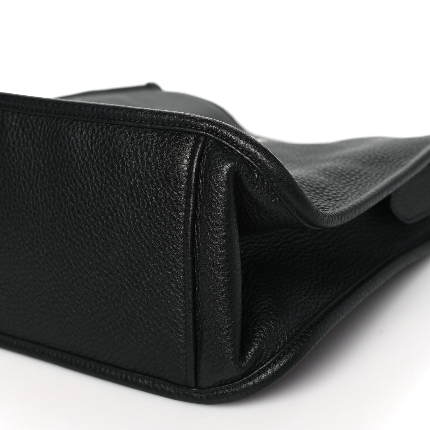 Vitello Daino Soft Hobo Messenger Bag Black