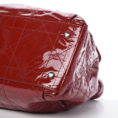 Christian Dior Patent Cannage Medium Le Trente Tote Red 7 of 10