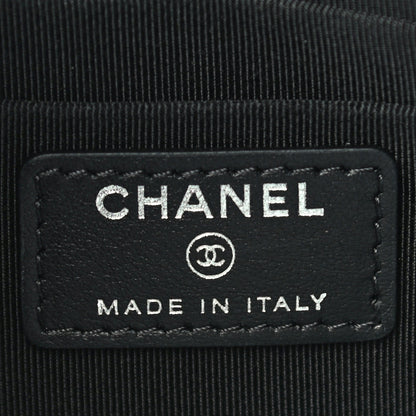 Chanel Aged Calfskin Quilted Medium Reissue Cosmetic Case So Black 6 of 11