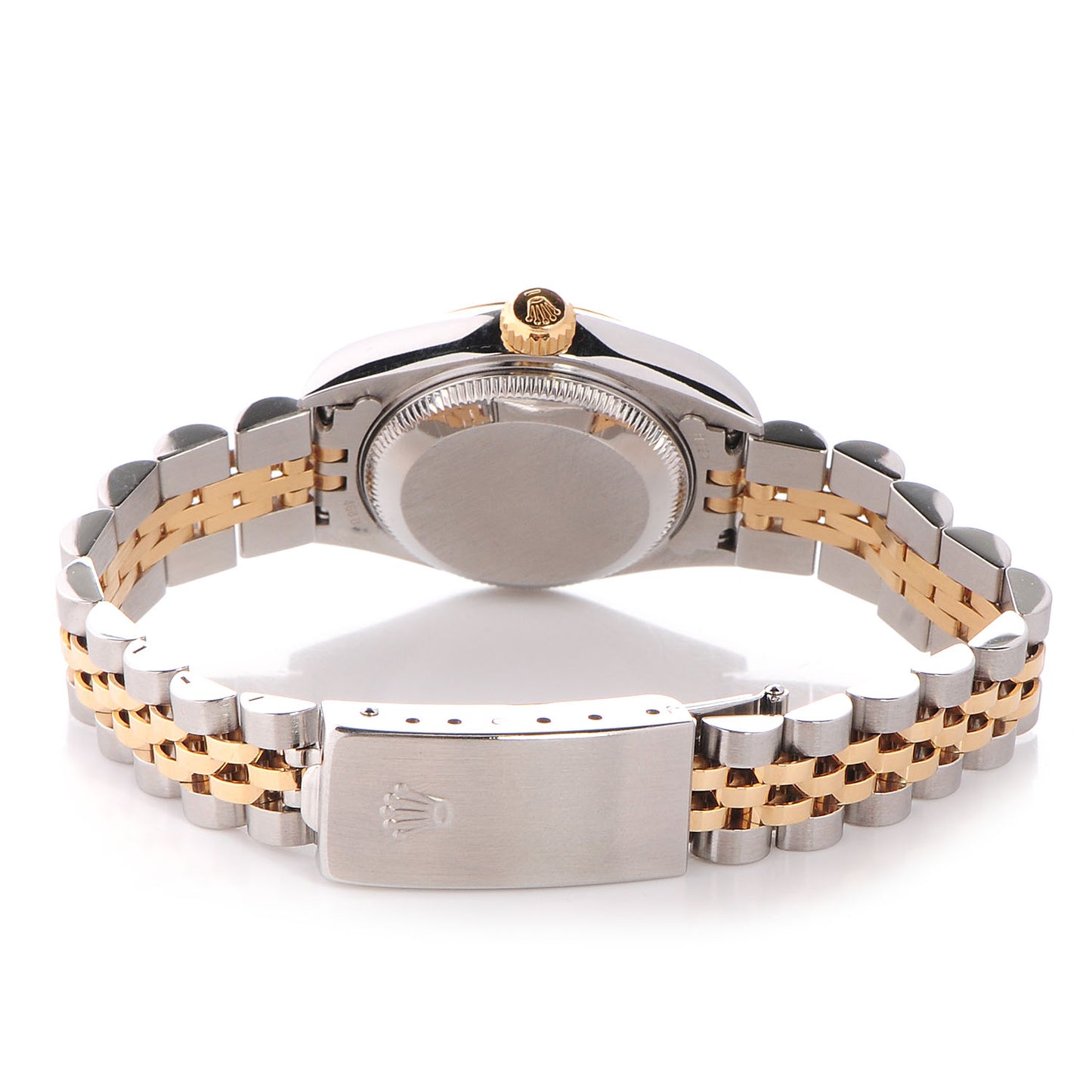 Stainless Steel 18K Yellow Gold Diamond 26mm Oyster Perpetual Datejust Watch Champagne 79173