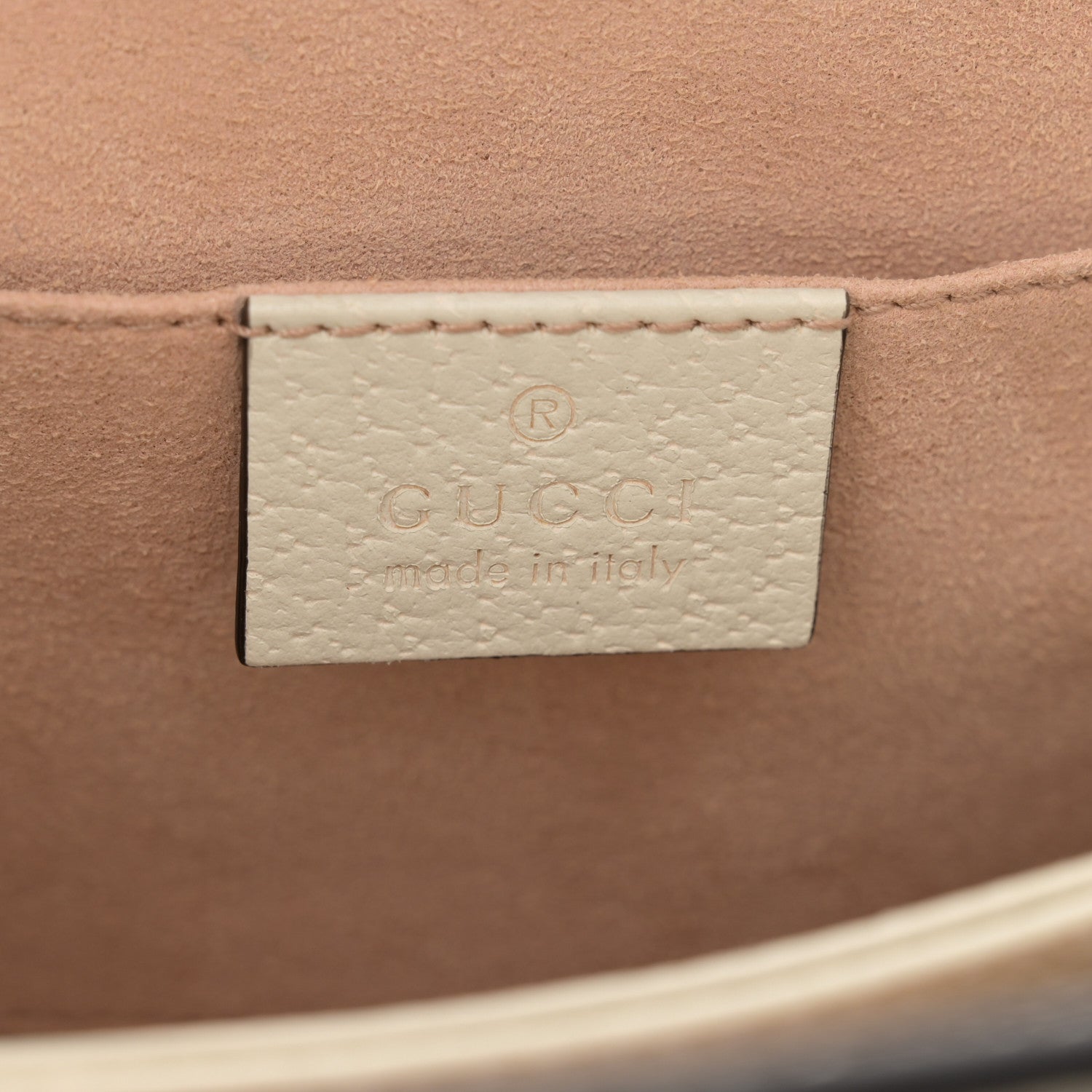 Gucci Textured Calfskin Web Small Ophidia Chain Shoulder Bag Mystic White 7 of 11