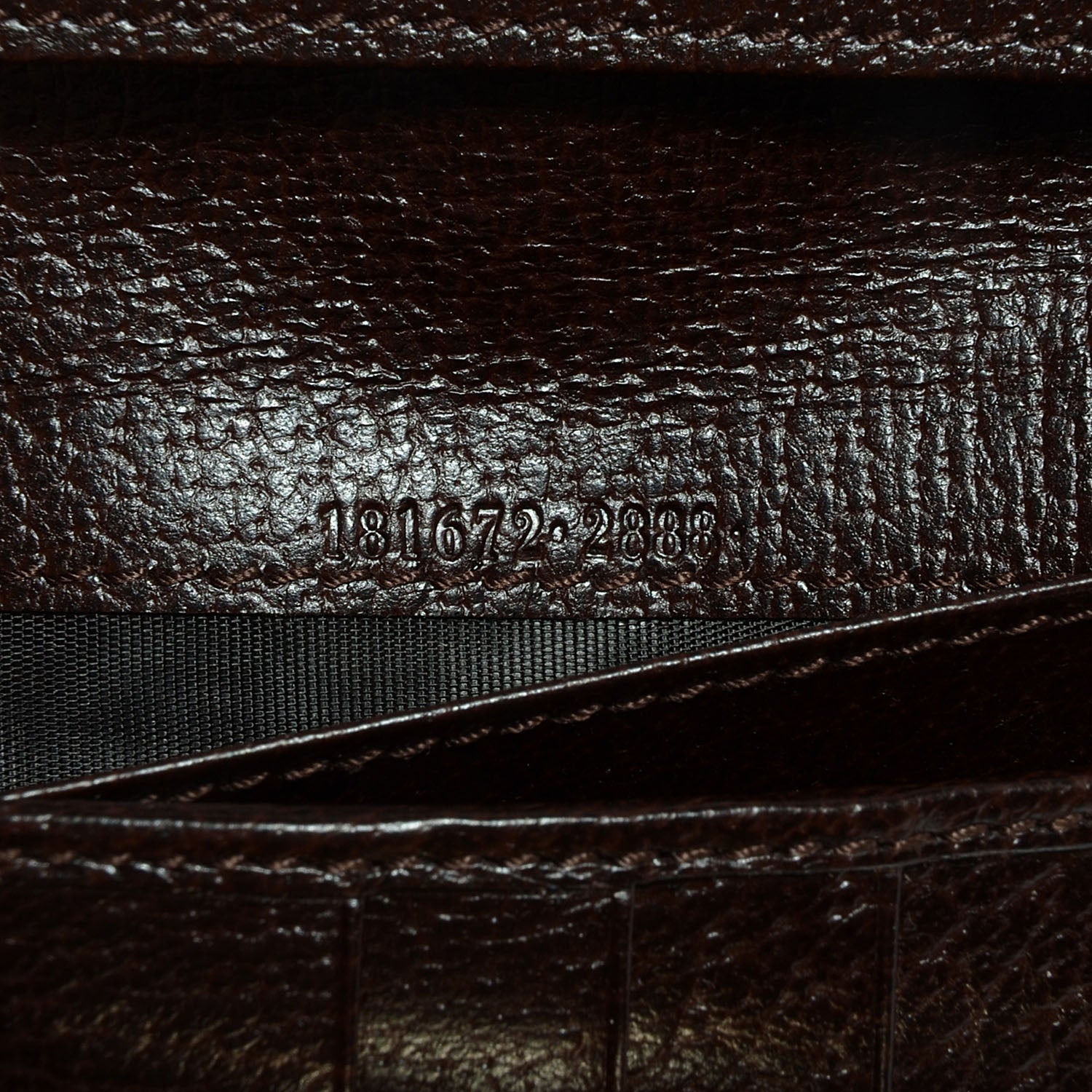 Gucci Monogram Calfskin Ladies Web Continental Wallet Beige Ebony Cocoa 7 of 7